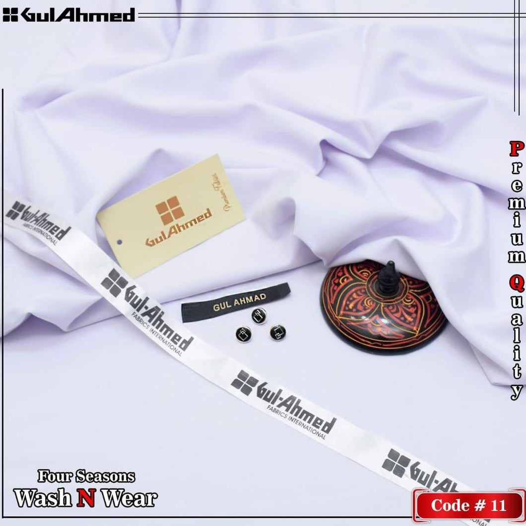 "Gul Ahmed" U4 Season Premium Wash n Wear Suit for Men's - GA03