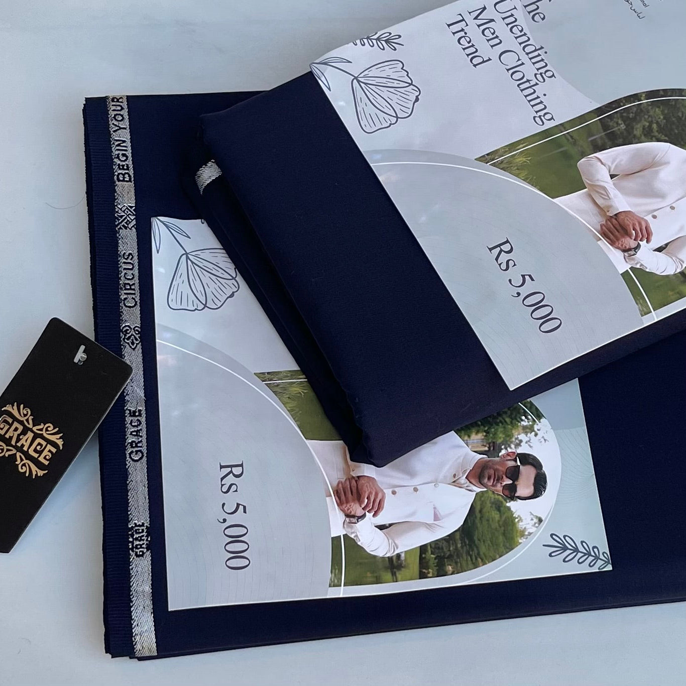 "Grace" Premium Wash n Wear Suit for Men's-GC29