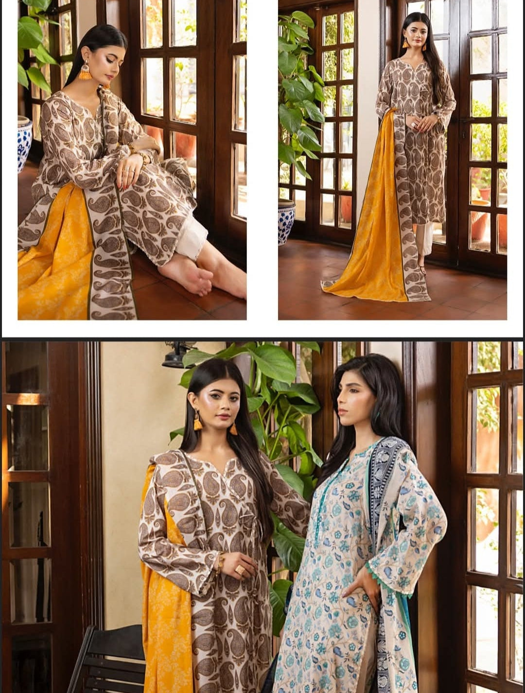 "Salina Regalia" Women Un-Stitched Printed Lawn 3PC-Vol. 22 -05