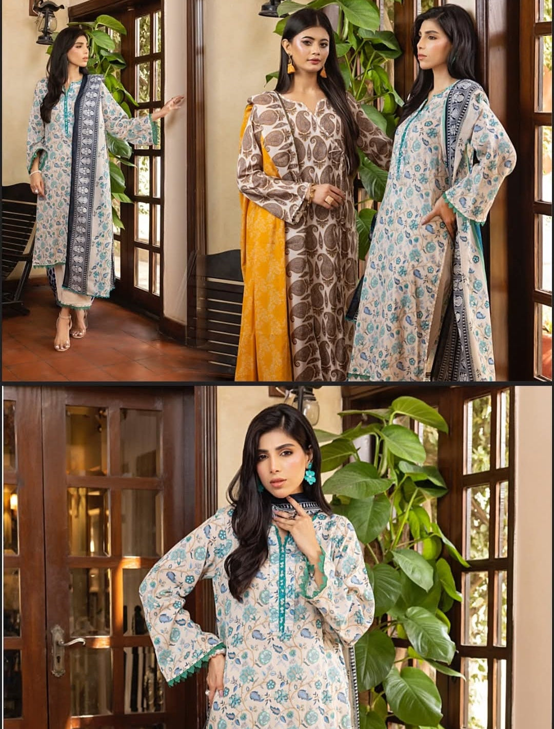 "Salina Regalia" Women Un-Stitched Printed Lawn 3PC-Vol. 22 -07