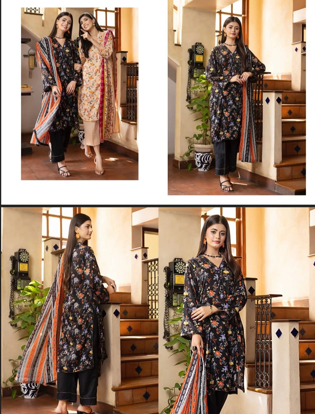"Salina Regalia" Women Un-Stitched Printed Lawn 3PC-Vol. 22 -08