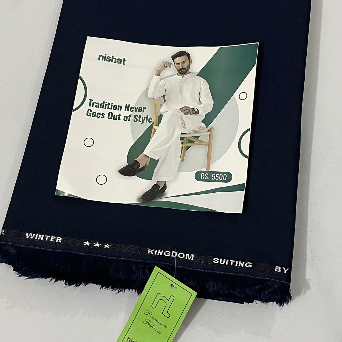 "Nishat" Premium Winter Wash n Wear Suit for Men's-NSW02
