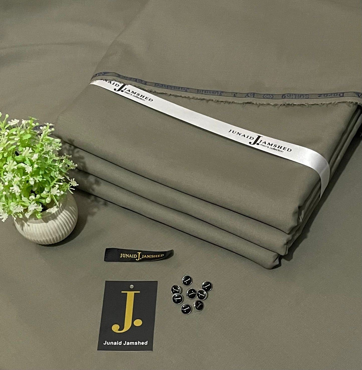 J. Unstitched Wash n Wear Suit for Men's-J32