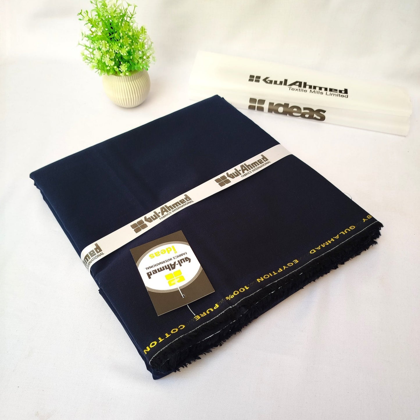 "Gul Ahmed" Premium Cotton Unstitched Suit for Men's - GAC08
