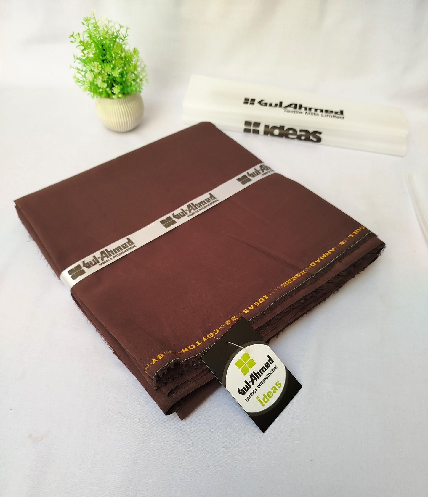 "Gul Ahmed" Premium Cotton Unstitched Suit for Men's - GAC09