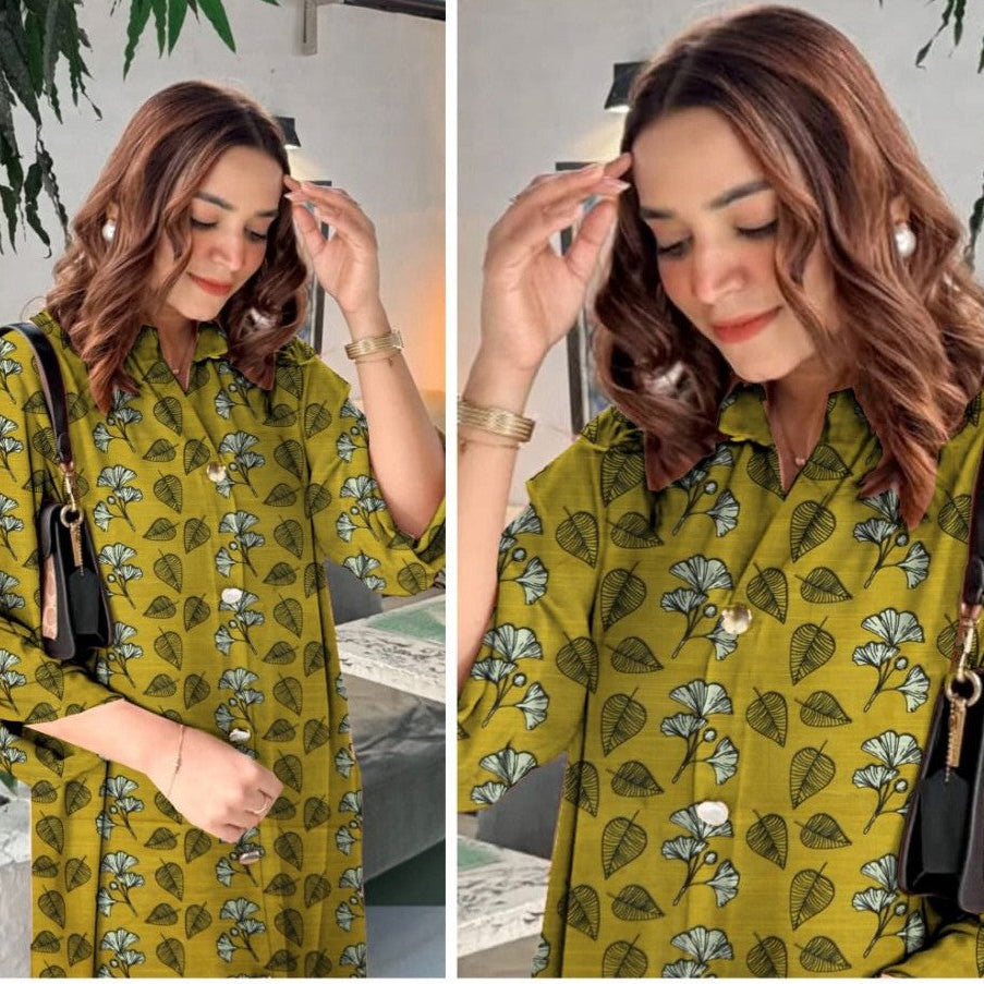 Rupas Women Un-Stitched Slub Khaddar All-Over 2 PC | D-09