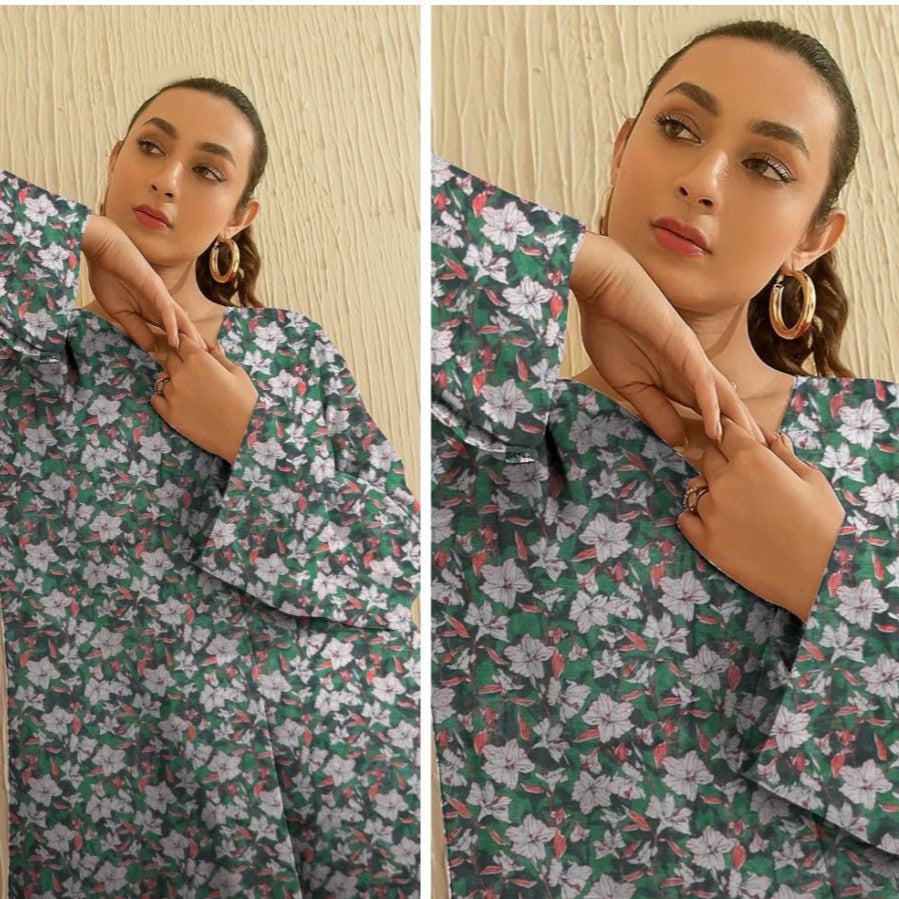 Rupas Women Un-Stitched Slub Khaddar All-Over 2 PC | D-10