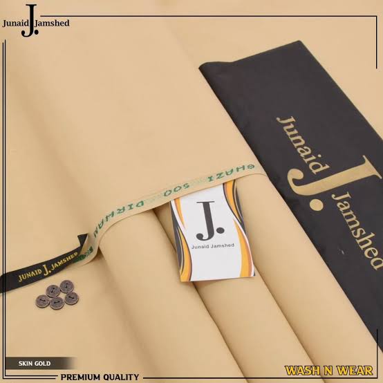 J. Unstitched Wash n Wear Suit for Men's-J01