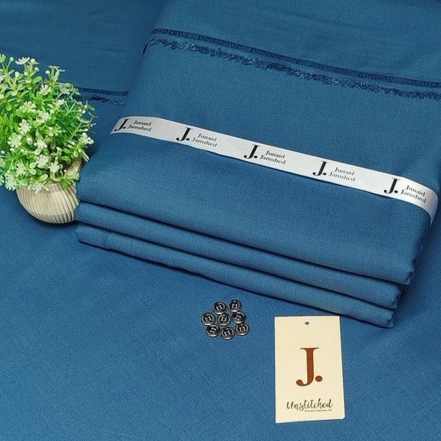 J. Unstitched Wash n Wear Suit for Men's-J22