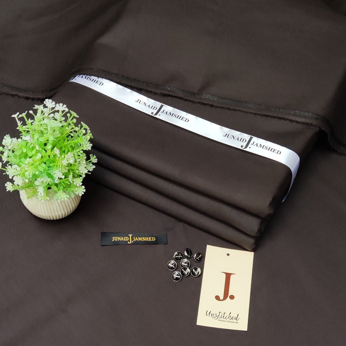 J. Unstitched Wash n Wear Suit for Men's-J27