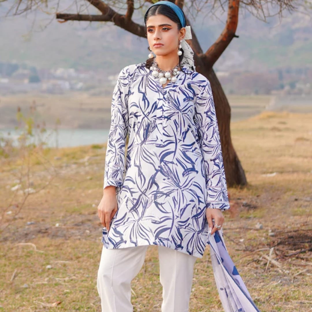 "Paltar" Women Un-Stitched Printed Lawn 3PC -PL02