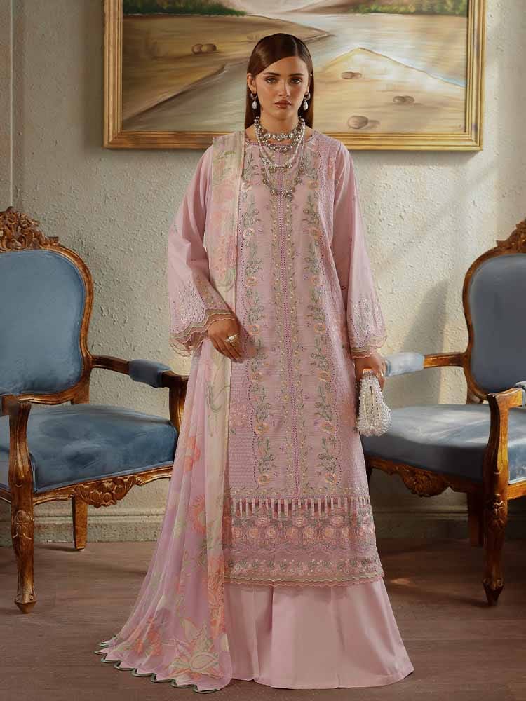 "Periwina by Gull Jee" Luxury Embroidered Lawn Suit 3PC-GJP 05
