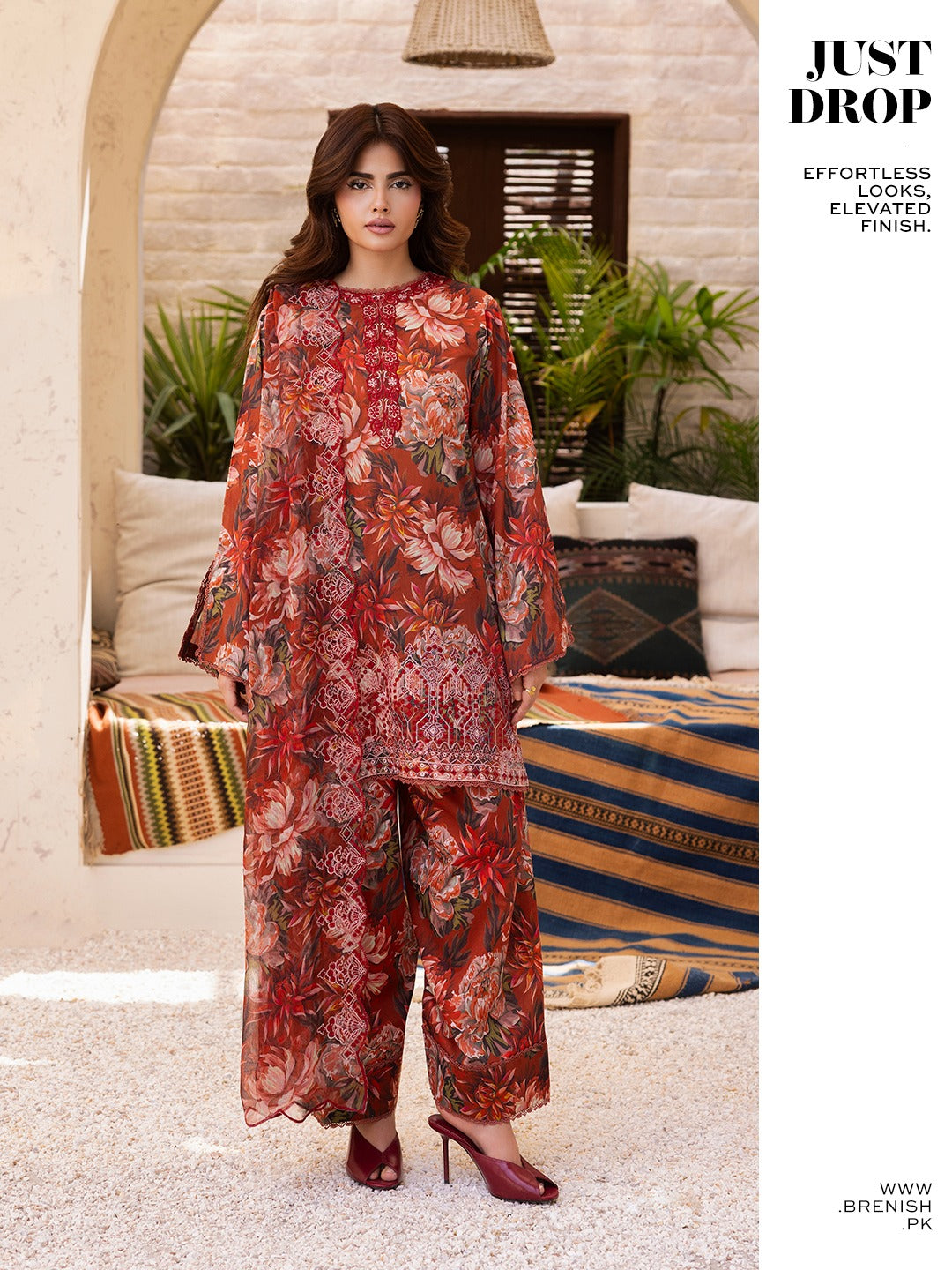 "NOA by Gull Jee" Luxury Embroidered Lawn Suit 3PC-GJN 07