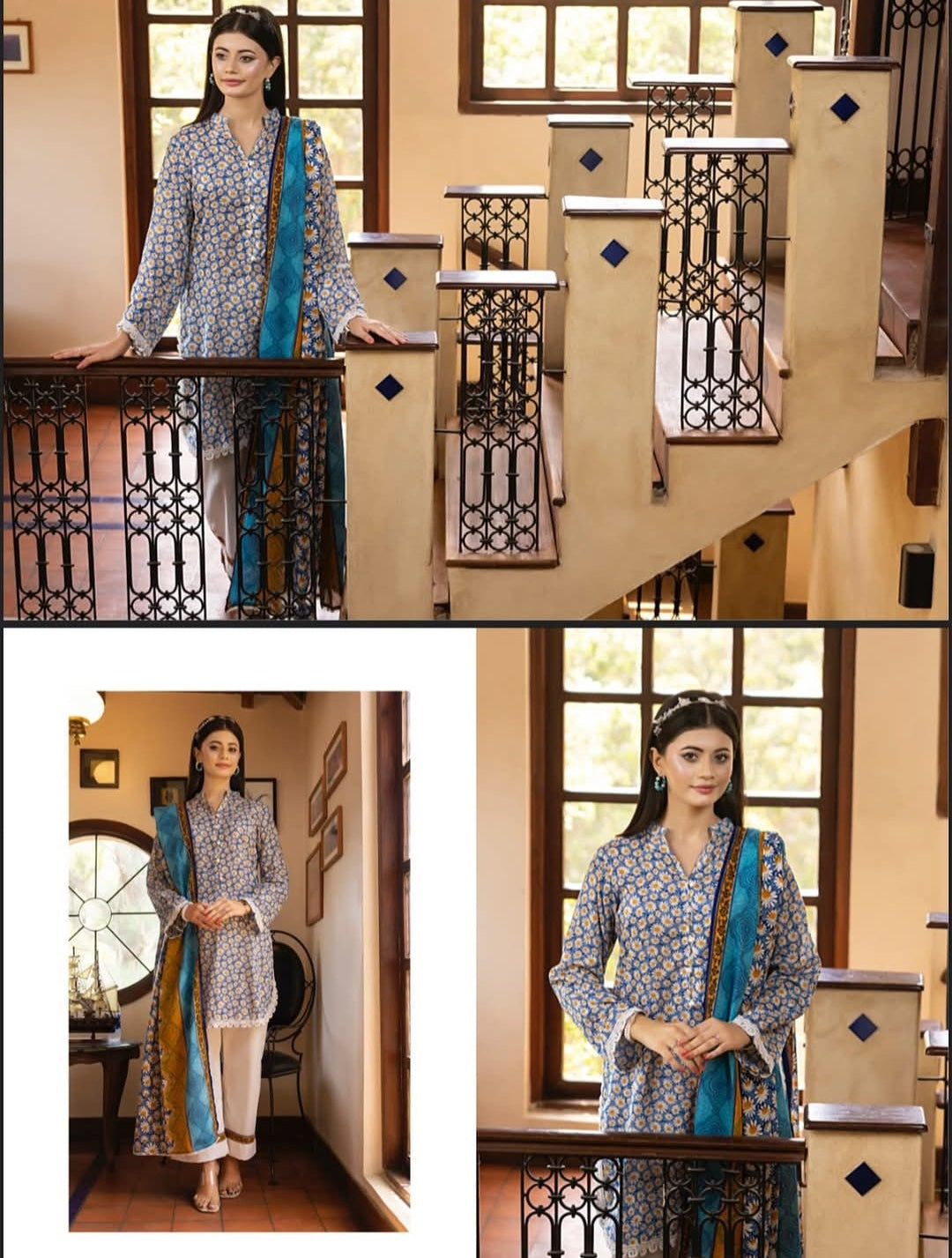 "Salina Regalia" Women Un-Stitched Printed Lawn 3PC-Vol. 22 -01