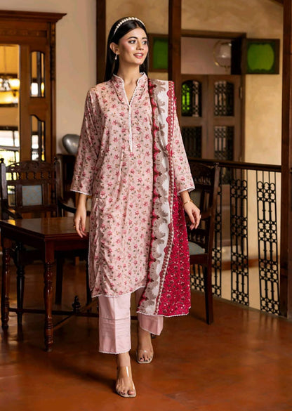"Salina Regalia" Women Un-Stitched Printed Lawn 3PC-Vol. 22 -10