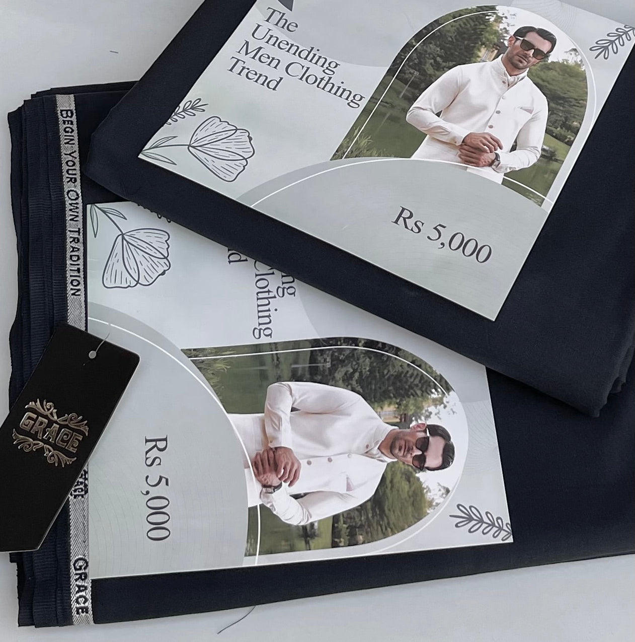 "Grace" Premium Wash n Wear Suit for Men's-GC31