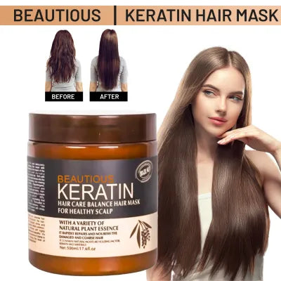 Keratin Hair Mask , Hair Treatment For Healthy Scalp 500 Ml (Original Imported)