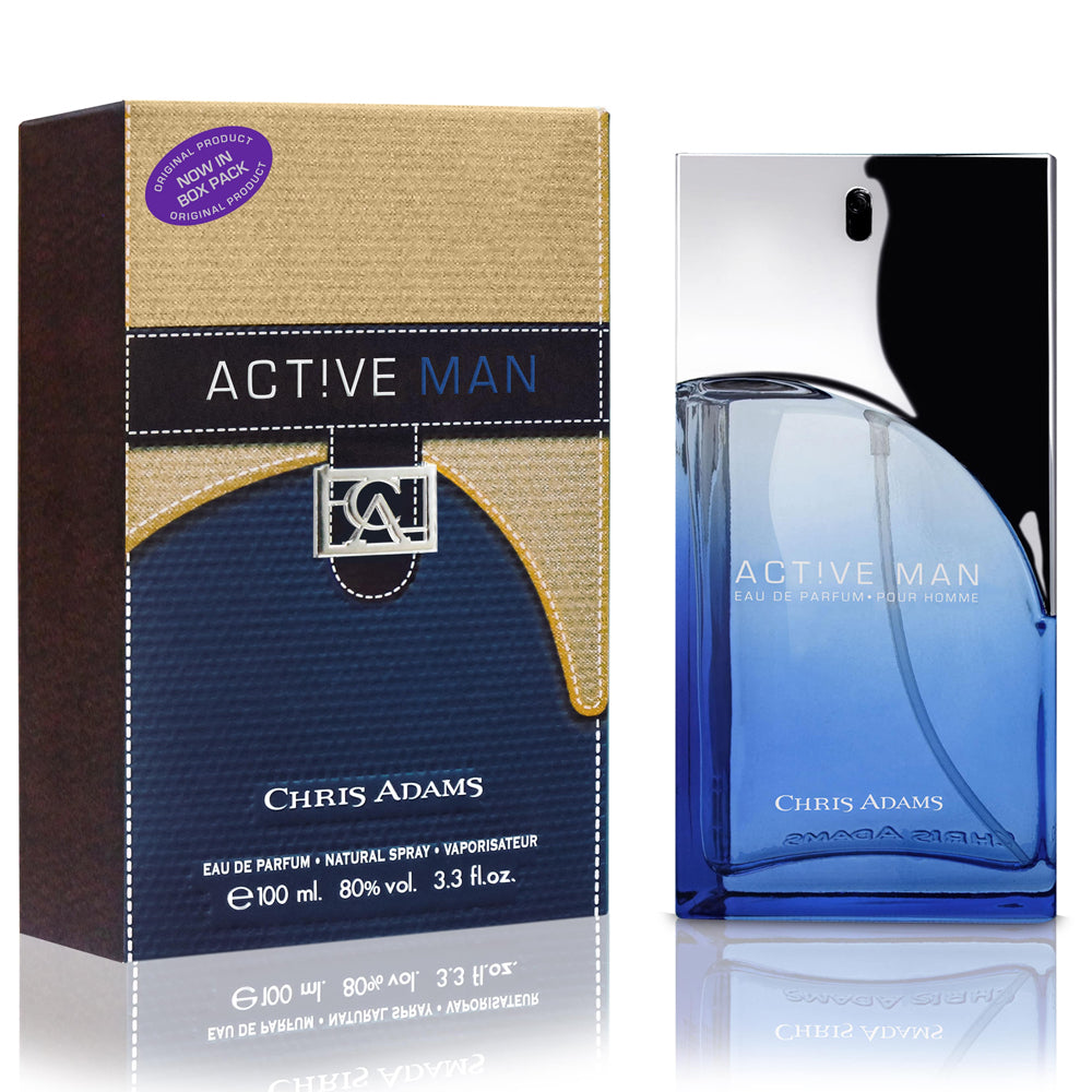 Chris Adams Active Man Perfume For Men - EDP - 100ml