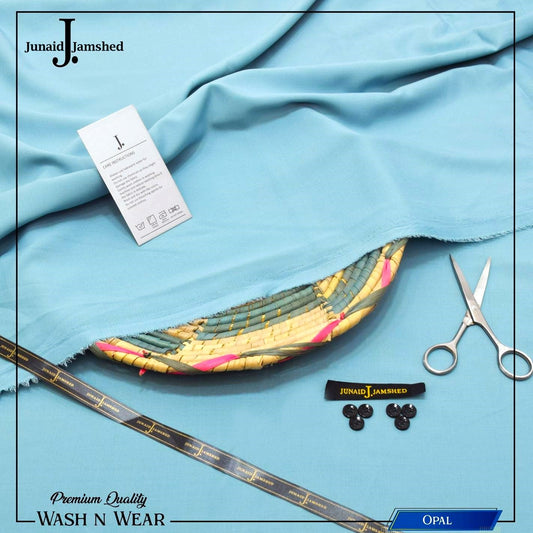 J. Unstitched Wash n Wear Suit for Men's-J15