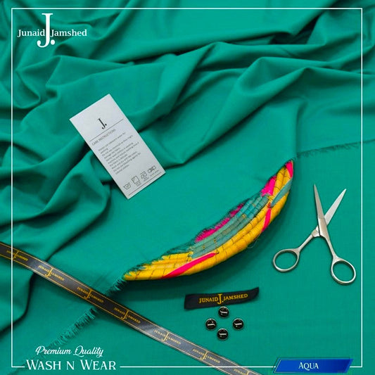 J. Unstitched Wash n Wear Suit for Men's-J06