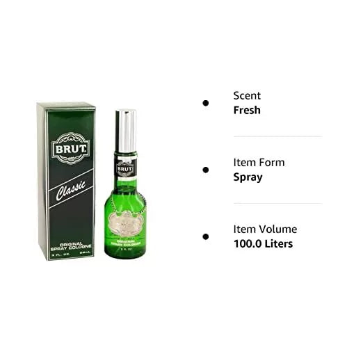 Brut Classic By Brut Faberge Perfume For Men - Eau De Toilette 100ml