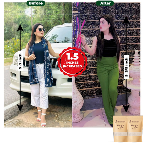 The Health Healer Height Grow Organic Powder