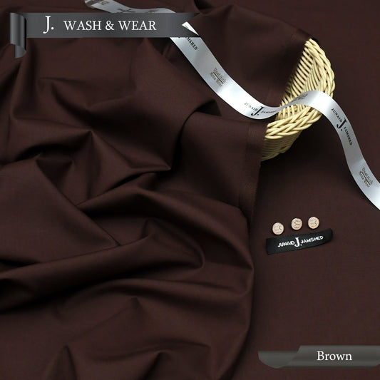 J. Unstitched Wash n Wear Suit for Men's-J10