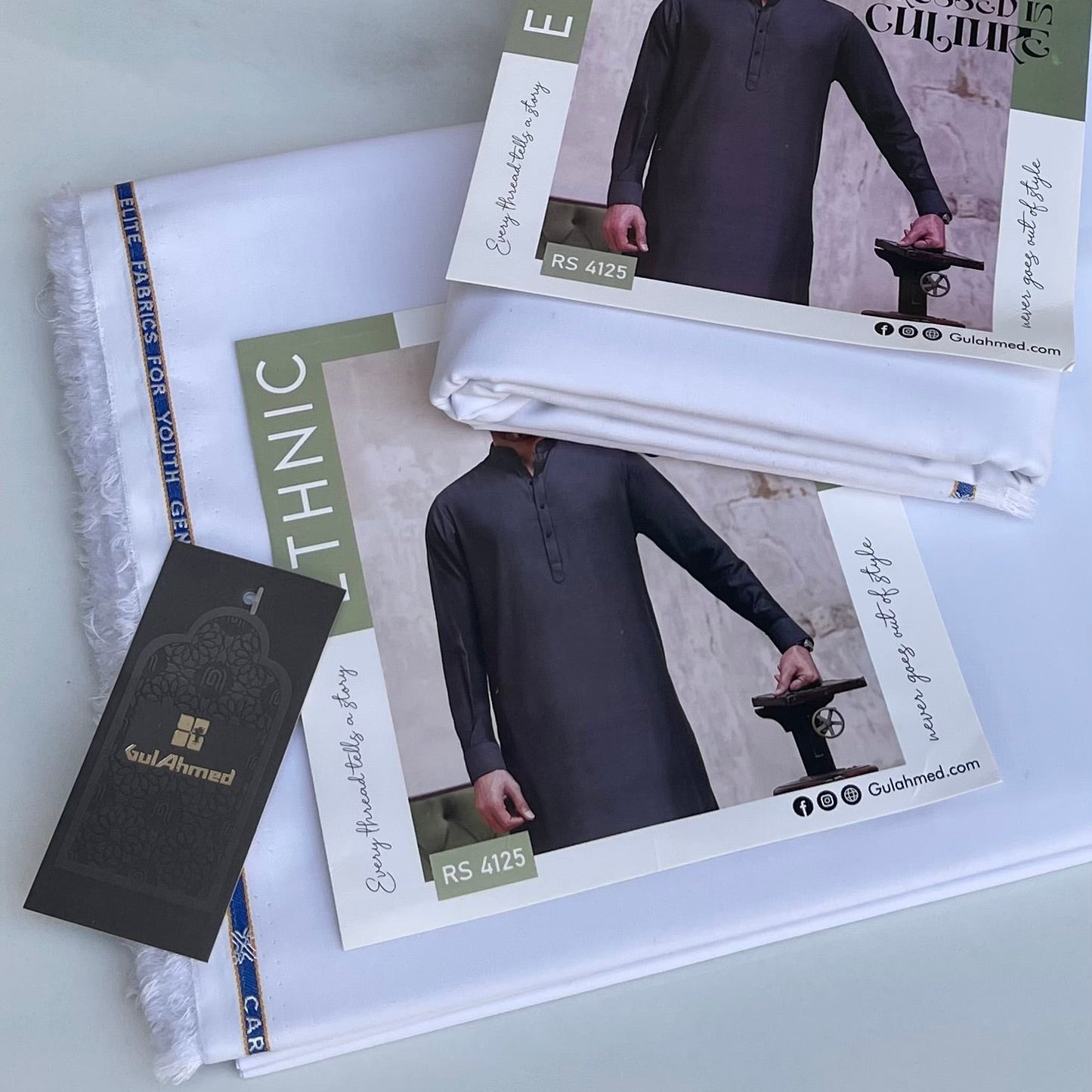 "Gul Ahmed" Premium Wash n Wear Suit for Men's - GA36