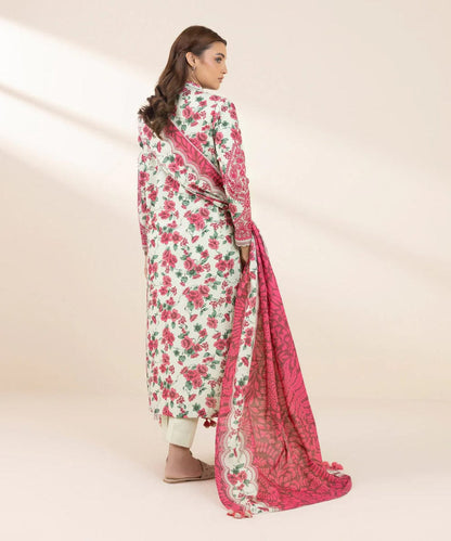 "SAPPHIRE" 100% Original Un-Stitched Embroidered Khaddar 3PC Suit-SPHE03