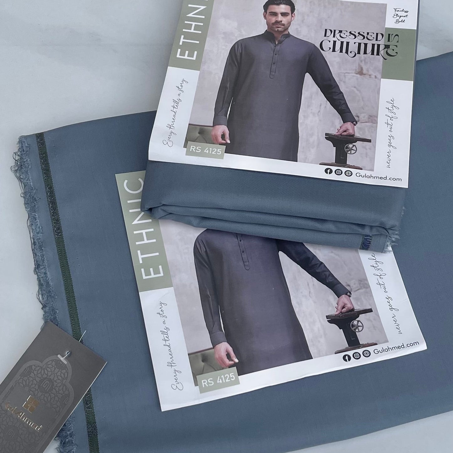 "Gul Ahmed" Premium Wash n Wear Suit for Men's - GA32