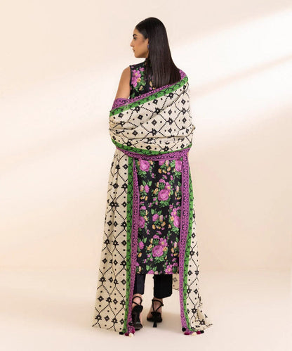 "SAPPHIRE" 100% Original Un-Stitched Printed Khaddar 3PC Suit-SPHP03