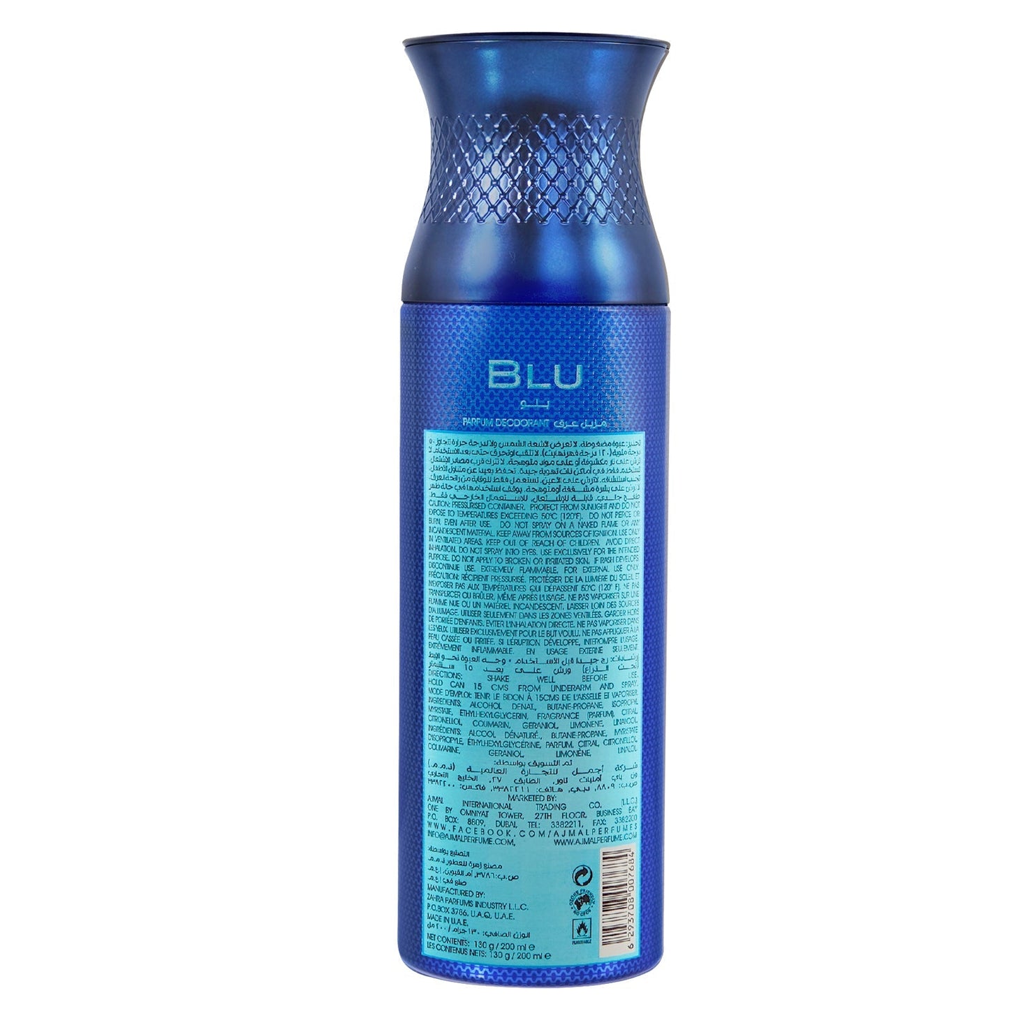 Blu Perfume Deodorant 200ml For Men