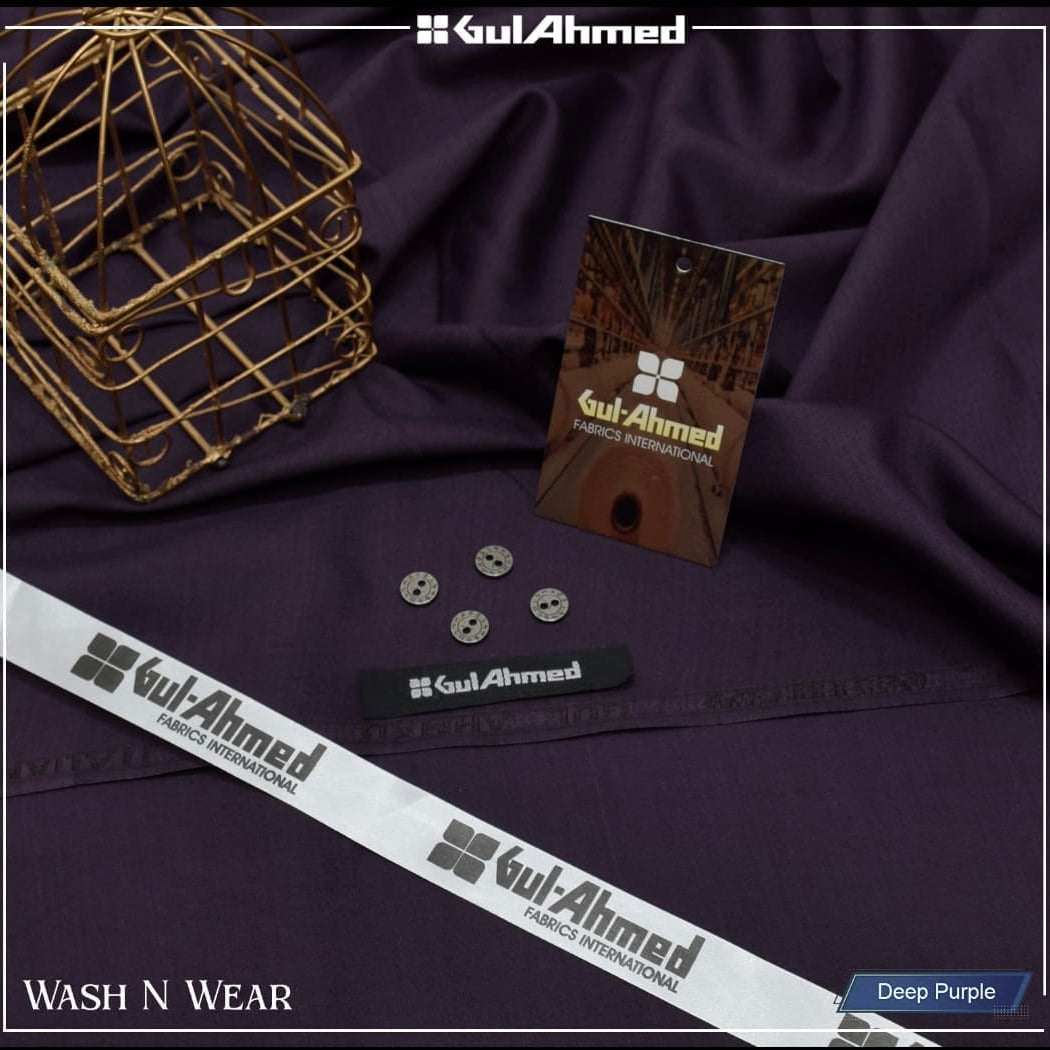 "Gul Ahmed" Premium Wash n Wear Suit for Men's - GA30