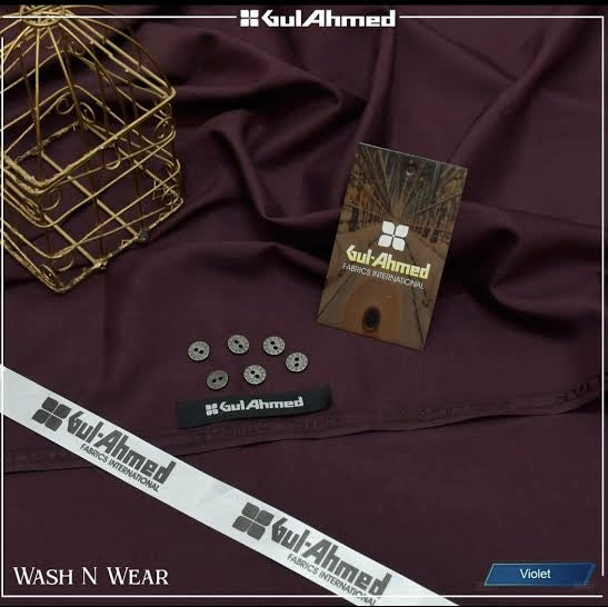 "Gul Ahmed" Premium Wash n Wear Suit for Men's - GA29