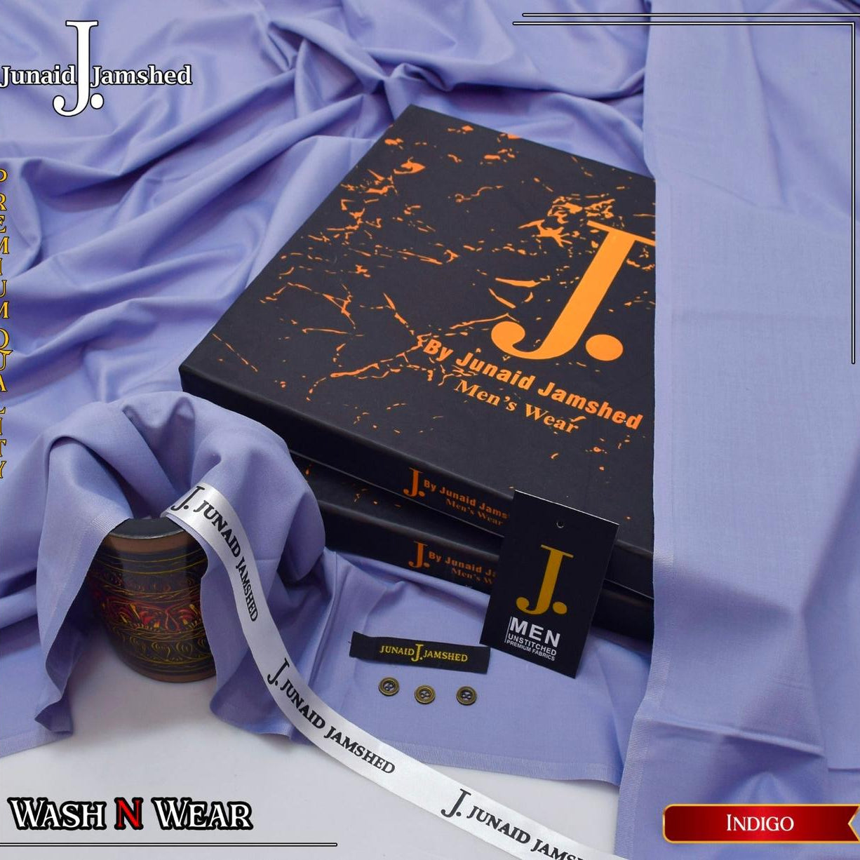 J. Premium Wash n Wear Suit for Men's-J38