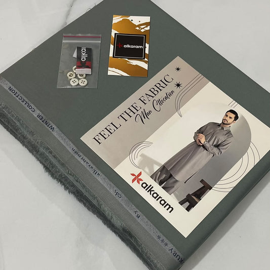 "Alkaram" Premium Winter Wash n Wear Suit for Men's-AKW06