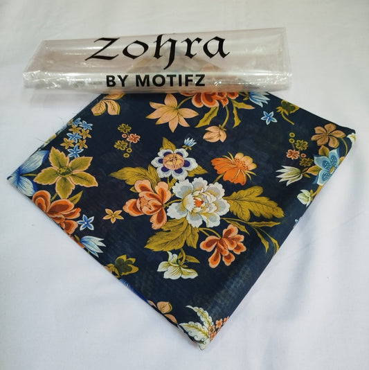 "Zohra by Motifz" Women Un-Stitched Lawn All-Over 2PC | M02