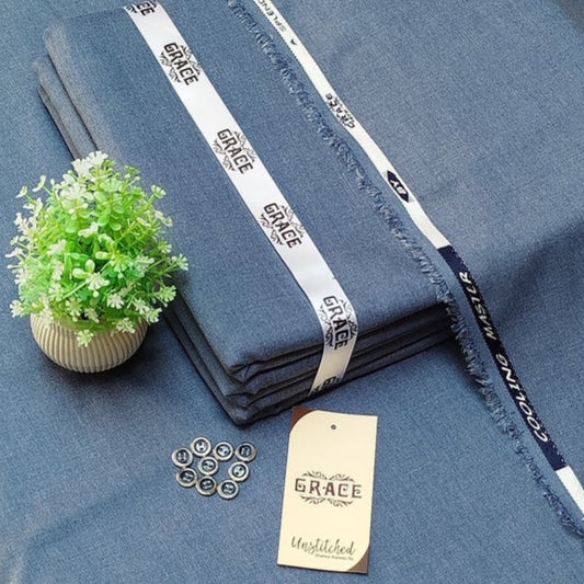 "Grace" Unstitched Summer Wash n Wear Suit for Men's-GC 07