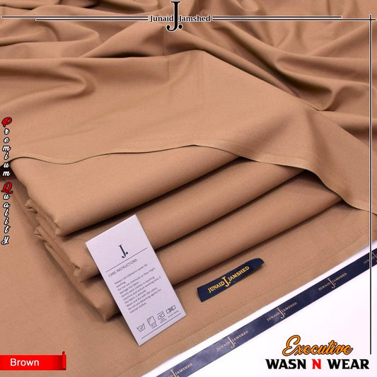 J. Unstitched Wash n Wear Suit for Men's-J04