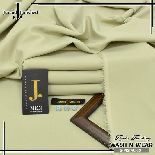 J. Unstitched Wash n Wear Suit for Men's-J07