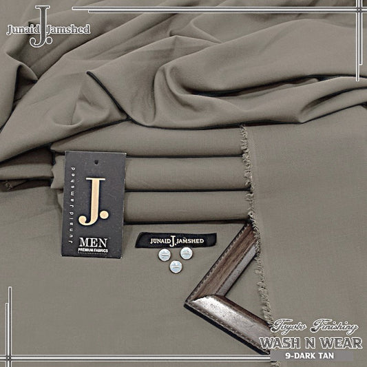 J. Unstitched Wash n Wear Suit for Men's-J11