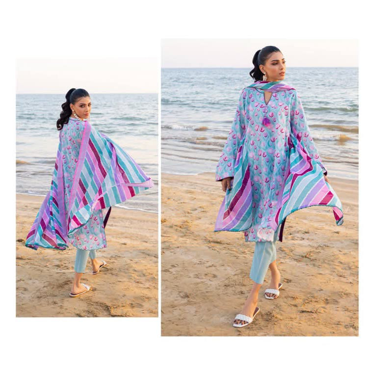 "Salina Regalia" Women Un-Stitched Printed Lawn 3PC -02