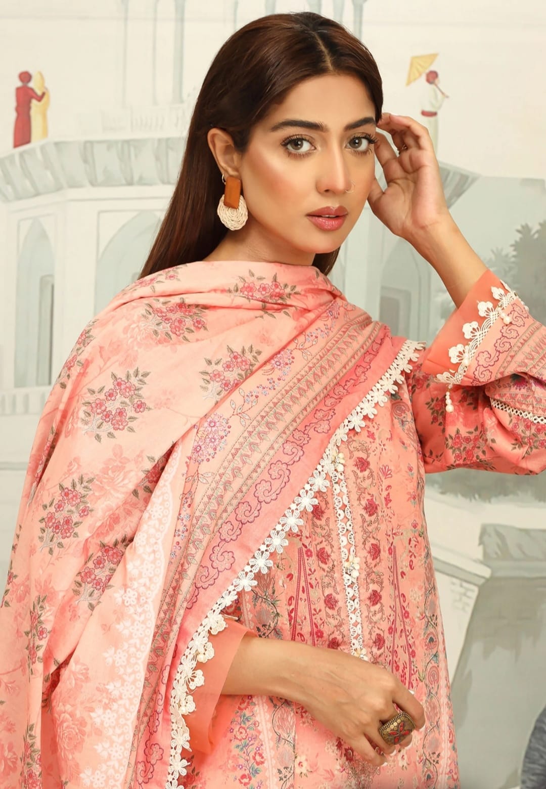 "Mausummery" Women Un-Stitched Printed Lawn 3PC -MSM01