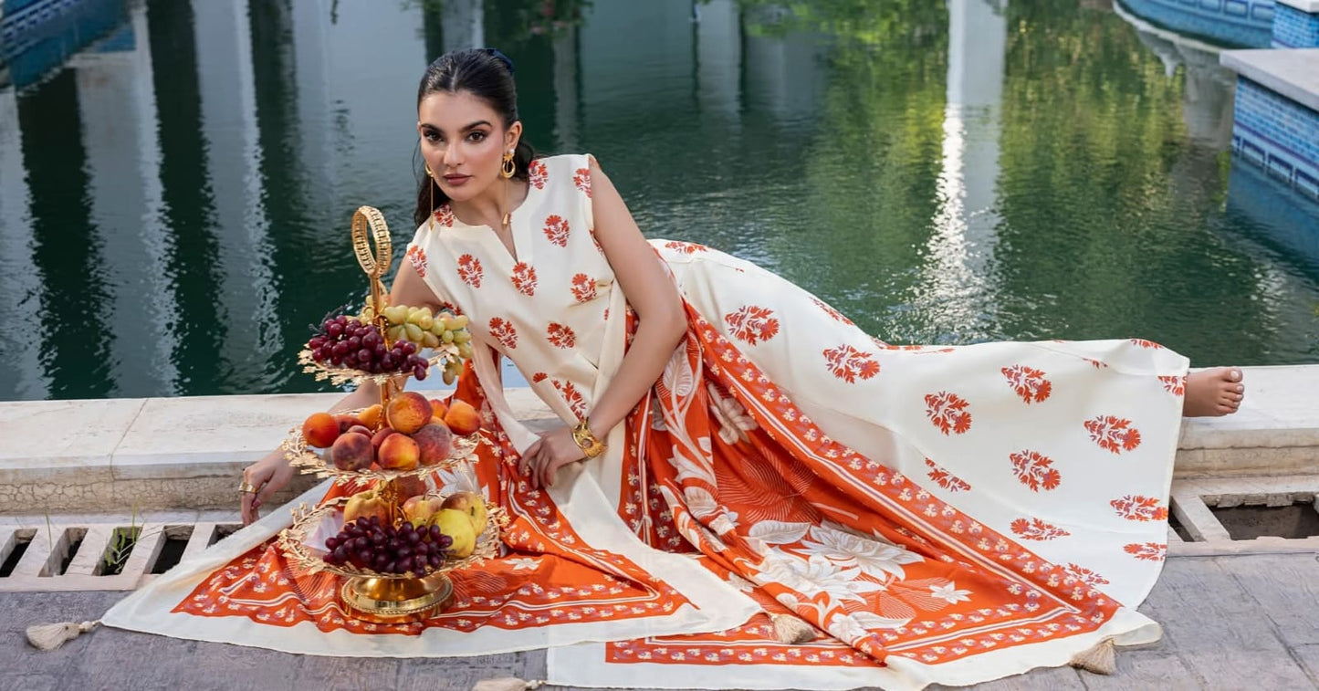 "Paltar" Women Un-Stitched Printed Lawn 3PC-Dastoor Vol. 13 -PL13
