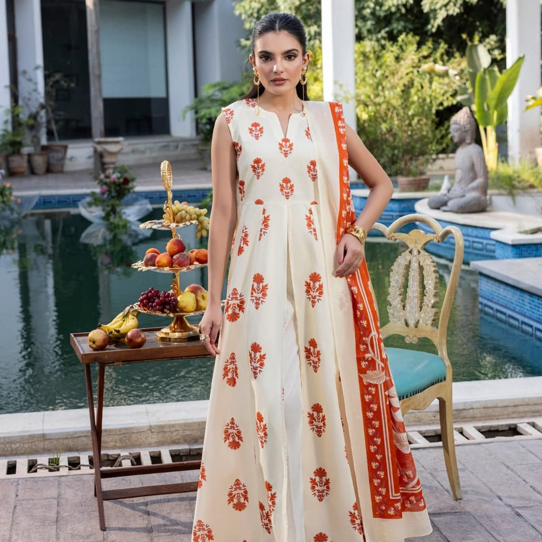 "Paltar" Women Un-Stitched Printed Lawn 3PC-Dastoor Vol. 13 -PL13