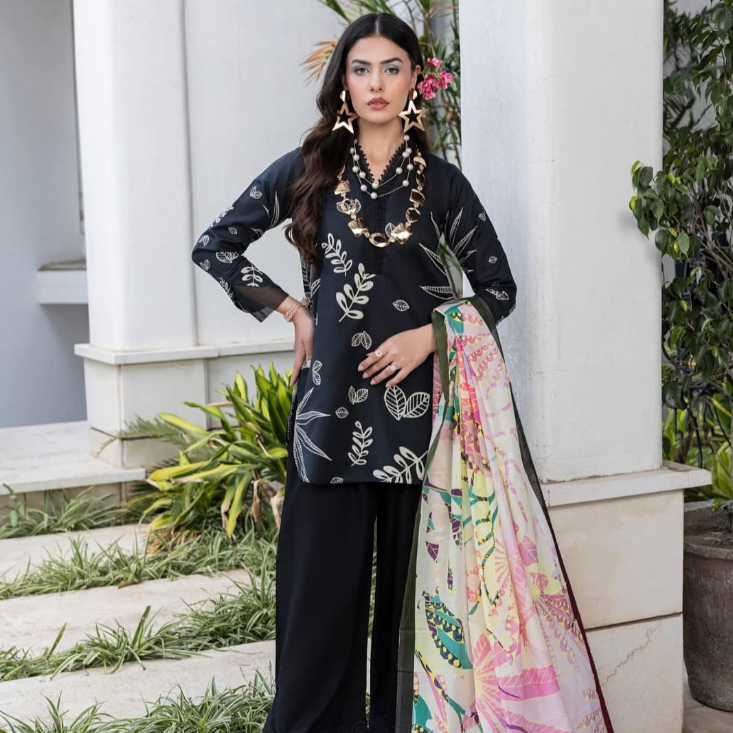"Paltar" Women Un-Stitched Printed Lawn 3PC-Dastoor Vol. 13 -PL09