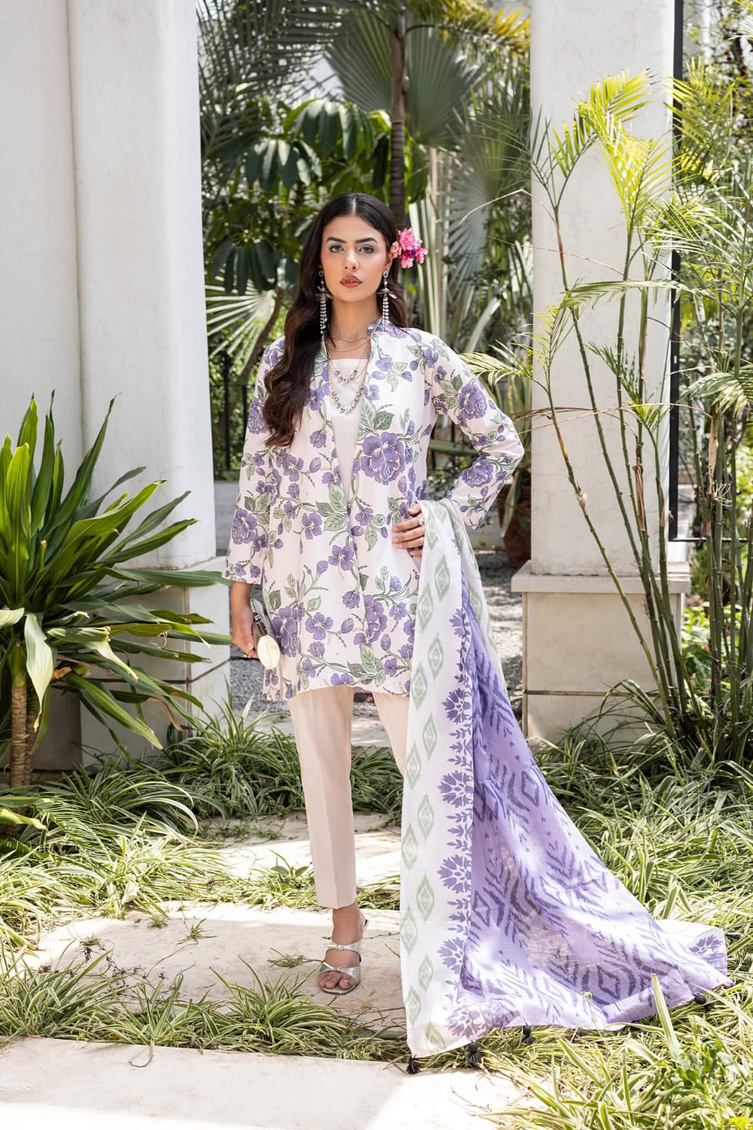 "Paltar" Women Un-Stitched Printed Lawn 3PC-Dastoor Vol. 13 -PL12