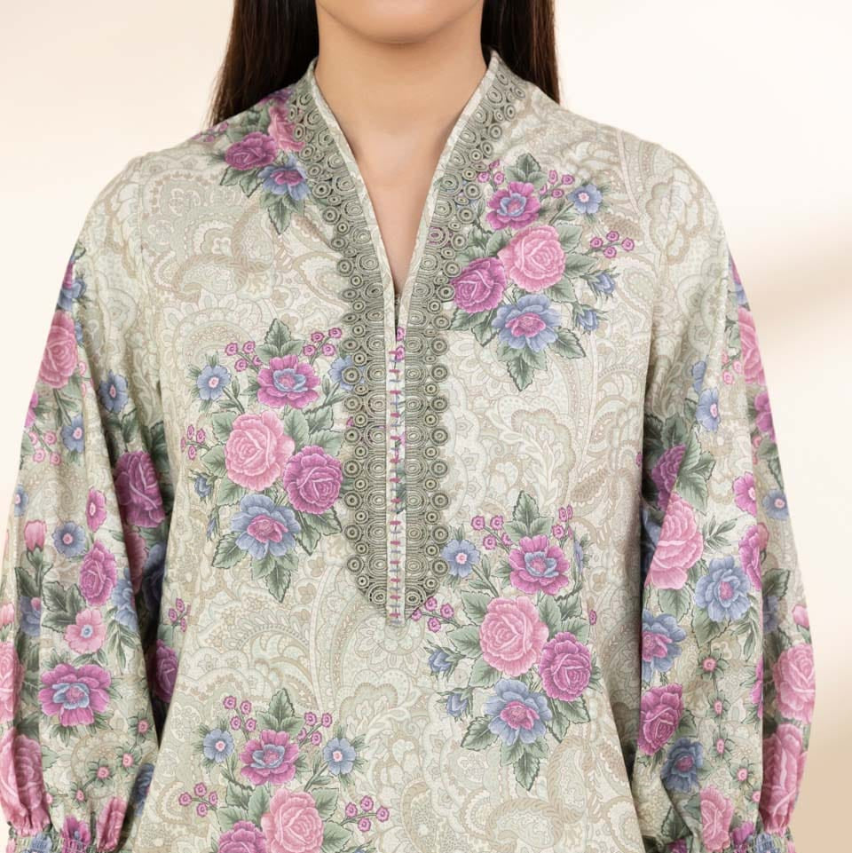 "SAPPHIRE" 100% Original Un-Stitched Printed Lawn 3PC Suit-SPH01