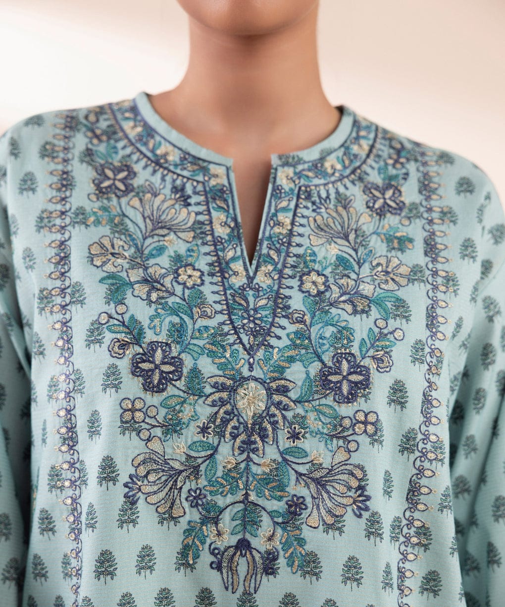 "Sapphire" Embroidered Lawn Suit 3PC-SP02