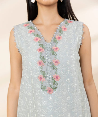 "Sapphire" Embroidered  Lawn Suit 3PC-SP03